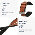 kwmobile Uhrenarmband für Garmin 20mm Fenix 8 43mm / Fenix 7S / Fenix 6S / Epix Pro 42mm Armband Ersatzarmband für Fitnesstracker mit Uhrenverschluss Wechselarmband Smartwatch