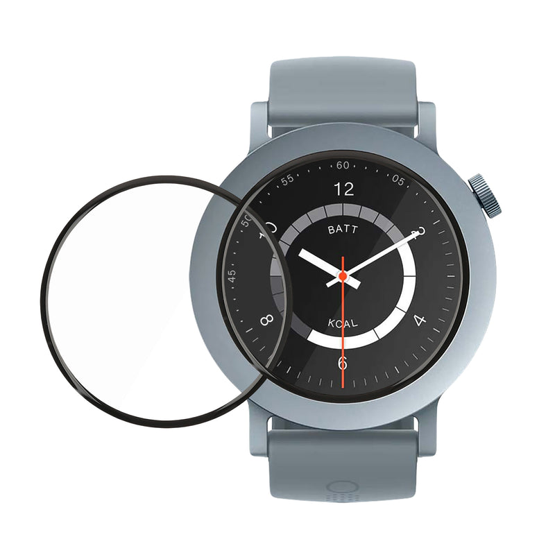 kwmobile 2x Transparente Displayschutzfolie kompatibel mit CMF Watch 3 Pro Folie - Schutzfolie für Fitness Tracker - robuster Displayschutz Transparent  