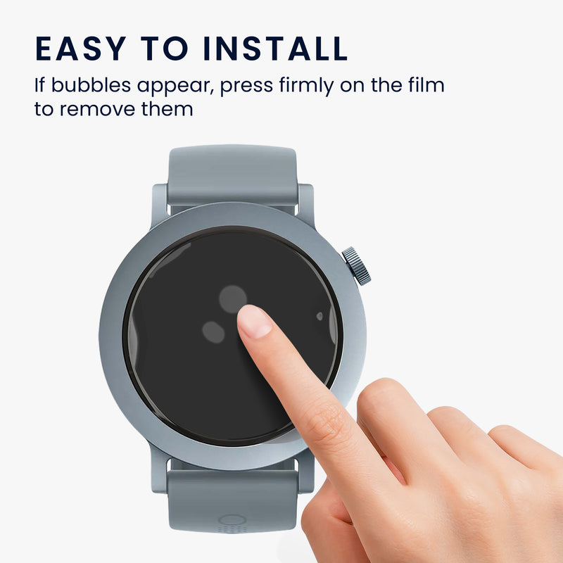kwmobile Displayschutzfolie kompatibel mit CMF Watch 3 Pro Folie Schutzfolie für Fitness Tracker robuster Displayschutz