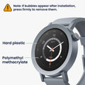 kwmobile Displayschutzfolie kompatibel mit CMF Watch 3 Pro Folie Schutzfolie für Fitness Tracker robuster Displayschutz