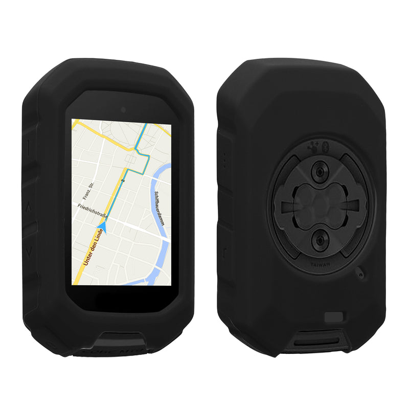 kwmobile Hülle kompatibel mit Garmin Edge MTB - Silikon GPS Fahrrad Case Schutzhülle Schwarz  