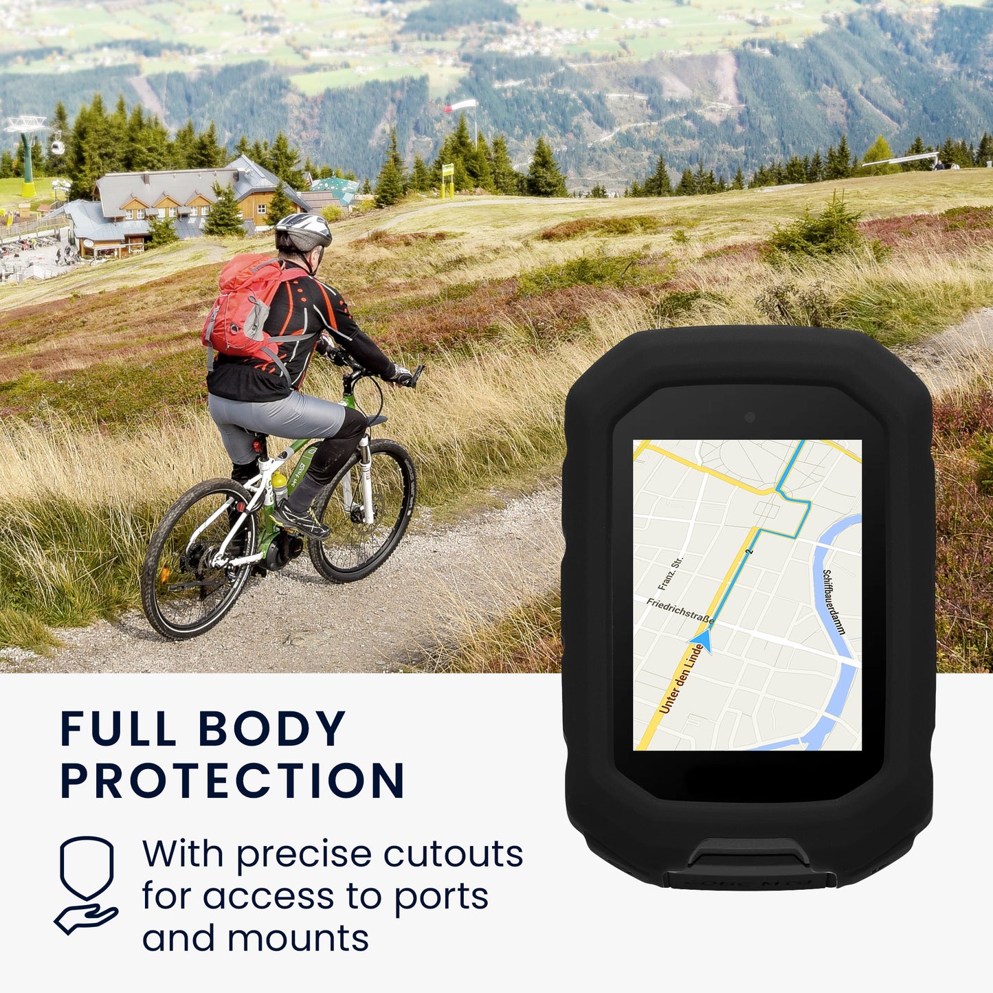 kwmobile Hülle kompatibel mit Garmin Edge MTB Case Schutzhülle
