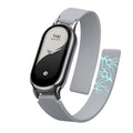 kwmobile Ersatzarmband kompatibel mit Xiaomi Mi Band 10 / Mi Band 9 / 8 Armband - Fitnesstracker Silikon Band mit Magnetverschluss Hellblau Hellblau  [dsg02]