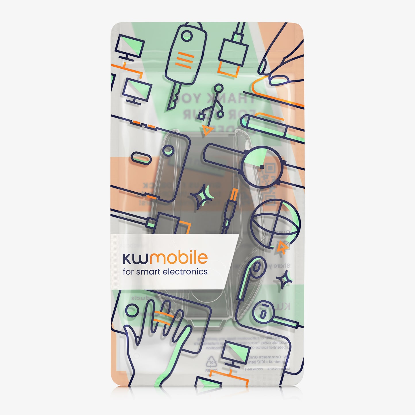 kwmobile Autoschlüssel Hülle kompatibel mit BMW Display Key Autoschlüssel