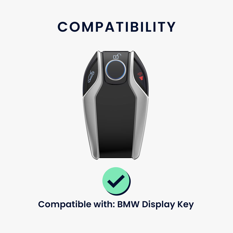 kwmobile Autoschlüssel Hülle kompatibel mit BMW Display Key Autoschlüssel
