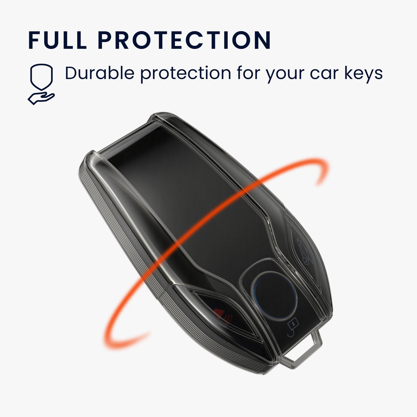 kwmobile Autoschlüssel Hülle kompatibel mit BMW Display Key Autoschlüssel