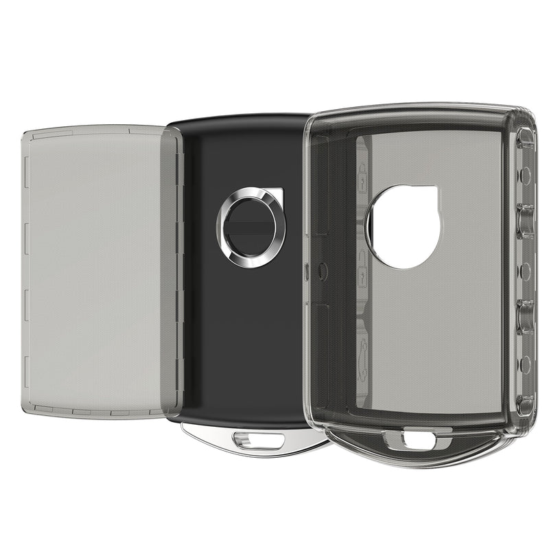 kwmobile Autoschlüssel Hülle kompatibel mit Volvo 4-Tasten Autoschlüssel Keyless Go