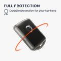 kwmobile Autoschlüssel Hülle kompatibel mit Volvo 4-Tasten Autoschlüssel Keyless Go