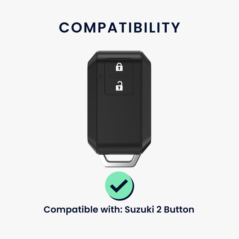 kwmobile Autoschlüssel Hülle kompatibel mit Suzuki 2-Tasten Autoschlüssel Keyless Go