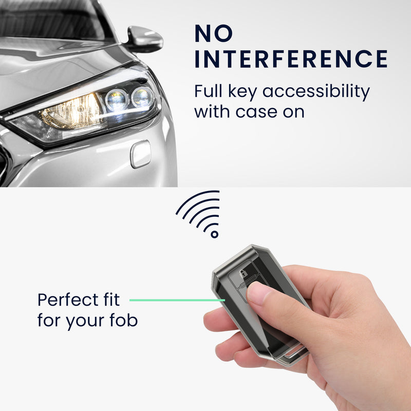 kwmobile Autoschlüssel Hülle kompatibel mit Suzuki 2-Tasten Autoschlüssel Keyless Go