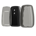 kwmobile Autoschlüssel Hülle kompatibel mit Toyota 2-Tasten Smart Key Autoschlüssel - Schlüsselhülle Silikon Cover