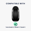 kwmobile Autoschlüssel Hülle kompatibel mit Tesla Model S / Model Y / Model 3
