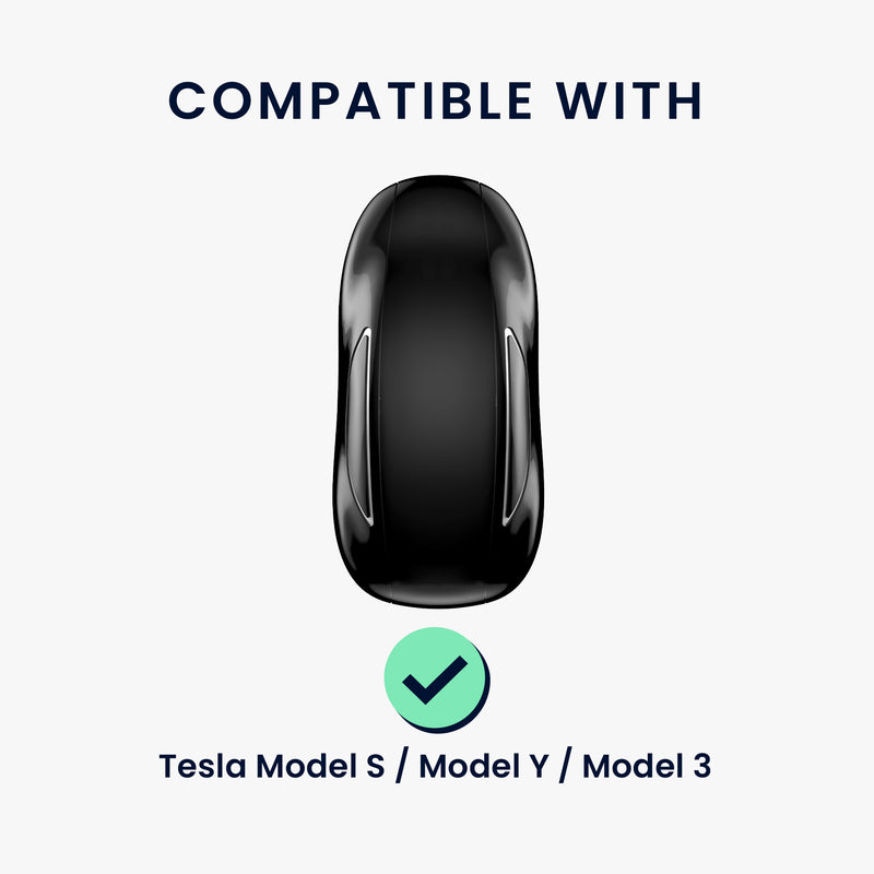 kwmobile Autoschlüssel Hülle kompatibel mit Tesla Model S / Model Y / Model 3