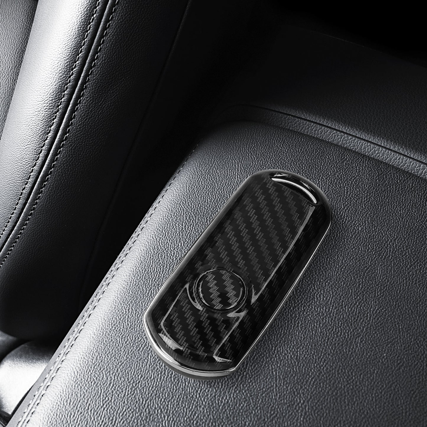 kwmobile Autoschlüssel Hülle kompatibel mit Mazda 2-Tasten Keyless Go Autoschlüssel Hardcover Schutzhülle Schlüsselhülle Cover