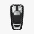 kwmobile Autoschlüssel Hülle kompatibel mit Audi 3-Tasten Smartkey (nur Keyless Go) Hardcover Schutzhülle Cover