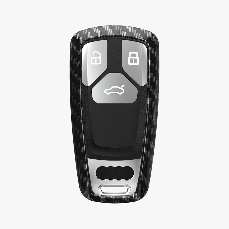 kwmobile Autoschlüssel Hülle kompatibel mit Audi 3-Tasten Smartkey (nur Keyless Go) Hardcover Schutzhülle Cover