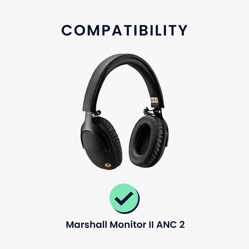 kwmobile Ohr Polster für Marshall Monitor II ANC 2 Ohrpolster Ersatz Kopfhörer Ersatzteile mit Cooling Effekt