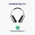 kwmobile Hülle für Nothing Headphone (1) Case - Kopfhörer Tasche Etui