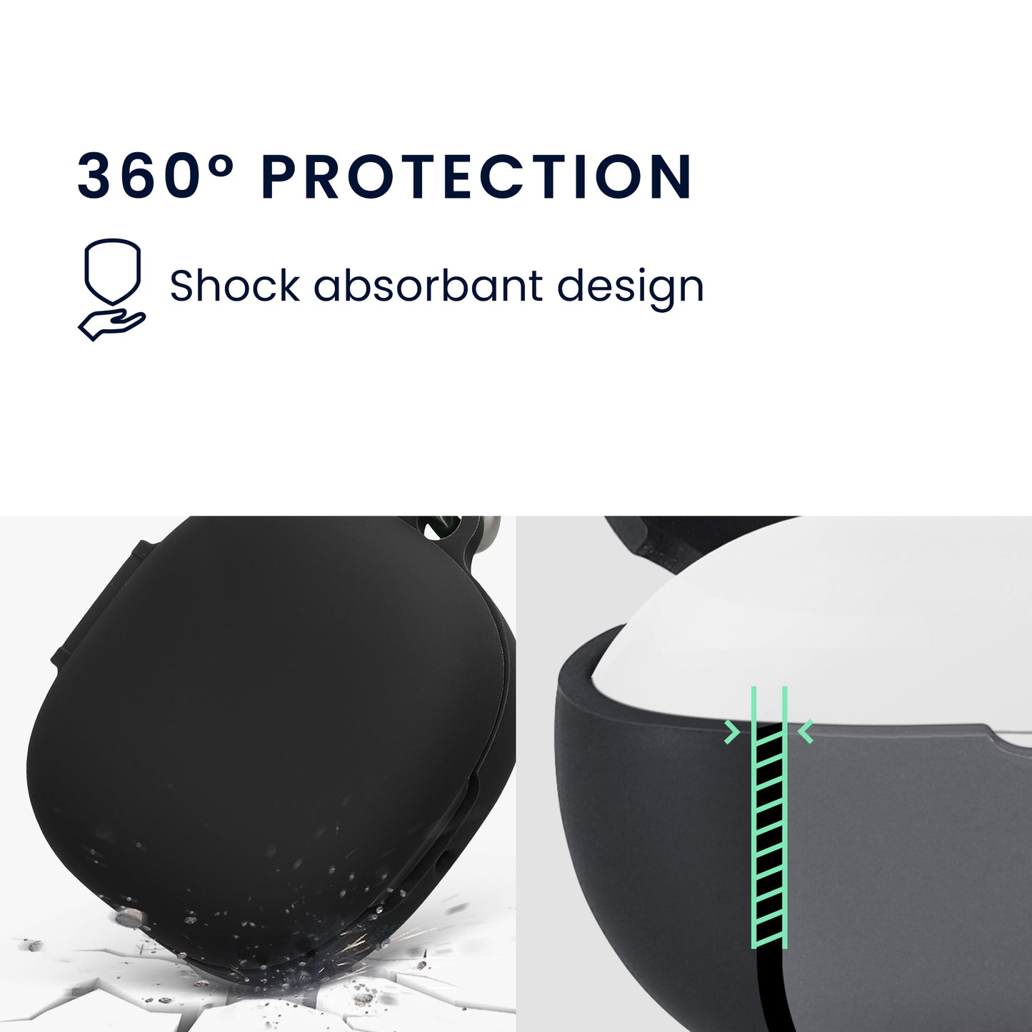 kwmobile Hülle kompatibel mit Xiaomi OpenWear Stereo Pro Kopfhörer Schutzhülle Etui Case Cover Schoner
