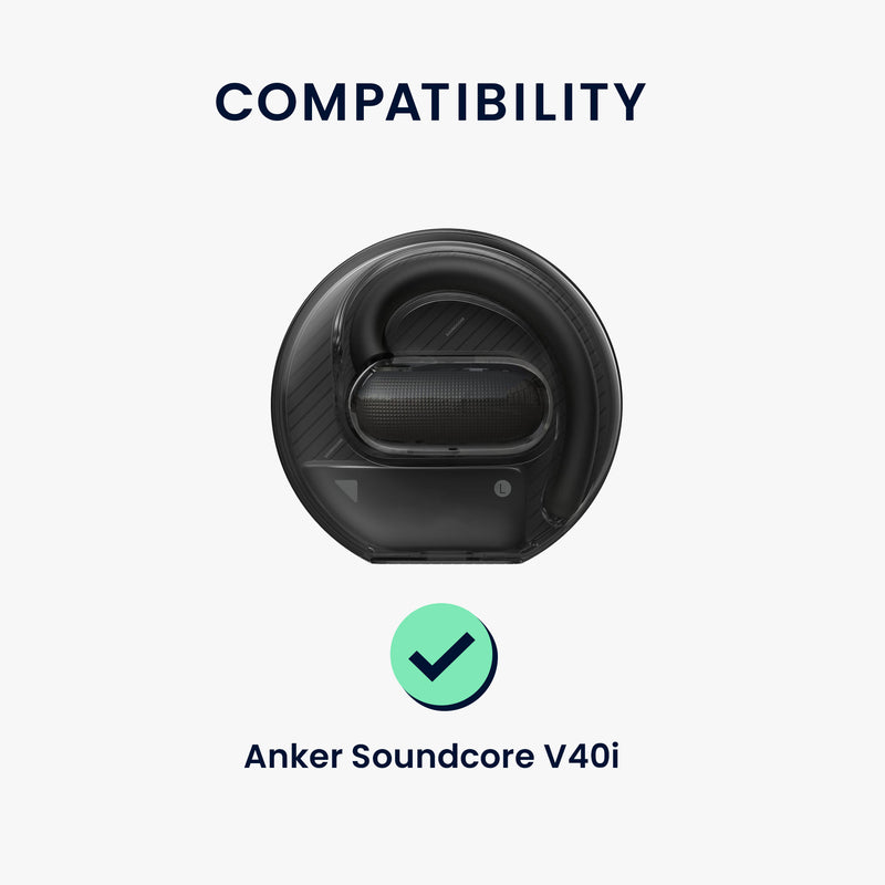 kwmobile Hülle kompatibel mit Anker Soundcore V40i Hülle - Kopfhörer Case - TPU Cover - Schutzhülle