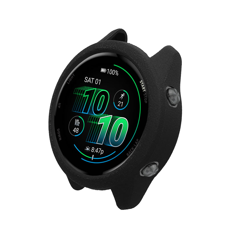 kwmobile Schutzhülle kompatibel mit Garmin Forerunner 570 42mm Hülle - Fitness Tracker Case aus Soft Smartwatch Case