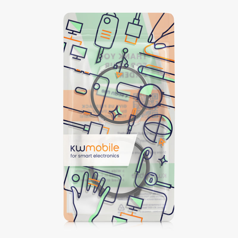 kwmobile Glas Hülle für Suunto Run GPS Schutzhülle Fullbody Fitnesstracker Case Set Transparent