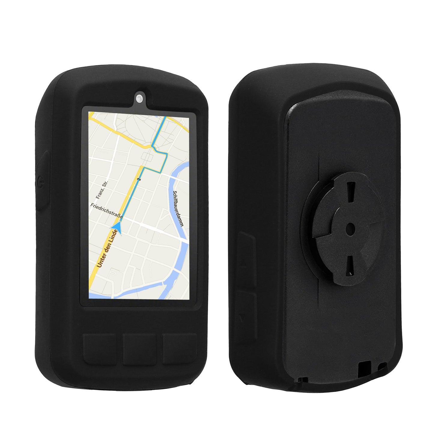 kwmobile Hülle kompatibel mit Wahoo ELEMNT Bolt V3 / BOLT 3 - Silikon GPS Fahrrad Case Schutzhülle Schwarz  