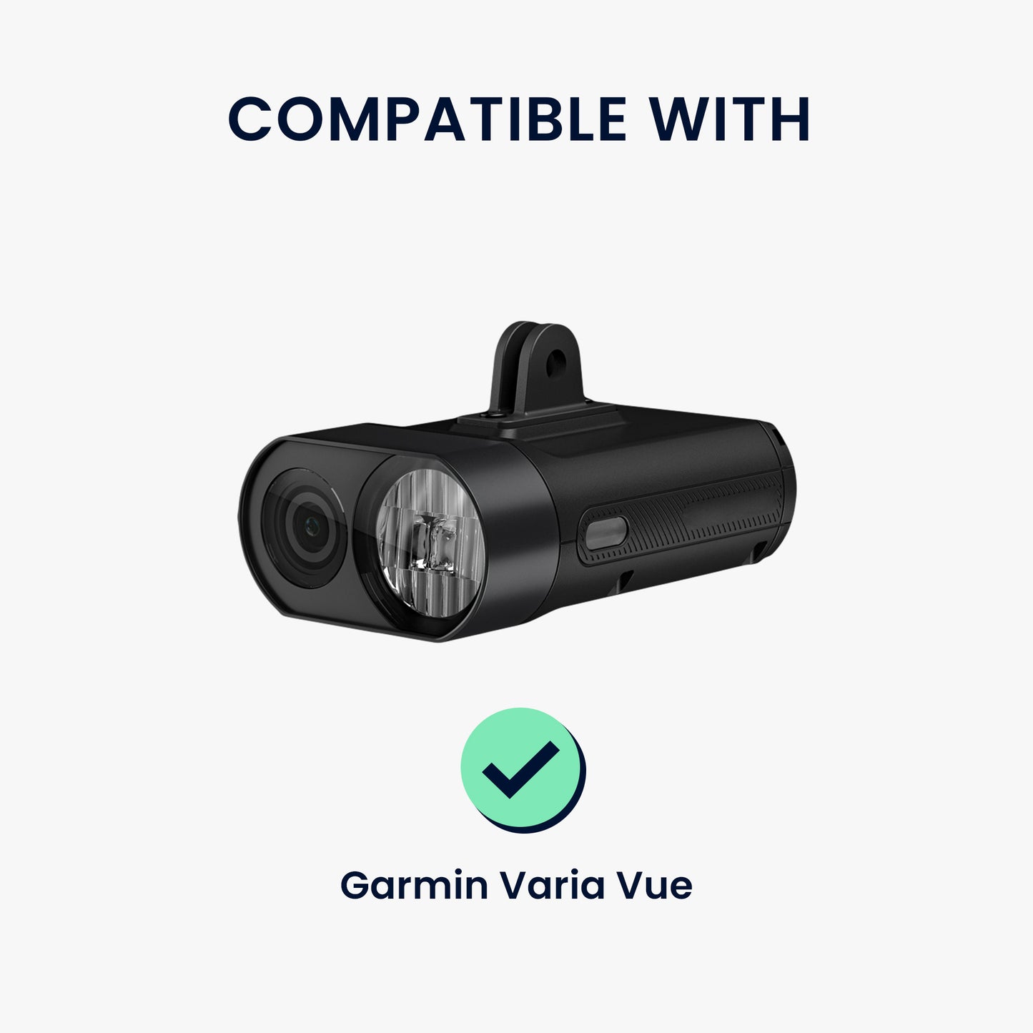 kwmobile Silikonhülle für Fahrradlicht und Dash Cam kompatibel mit Garmin Varia Vue Hülle Fahrrad Frontlicht Cover