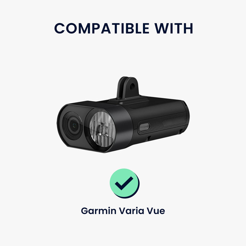 kwmobile Silikonhülle für Fahrradlicht und Dash Cam kompatibel mit Garmin Varia Vue Hülle Fahrrad Frontlicht Cover