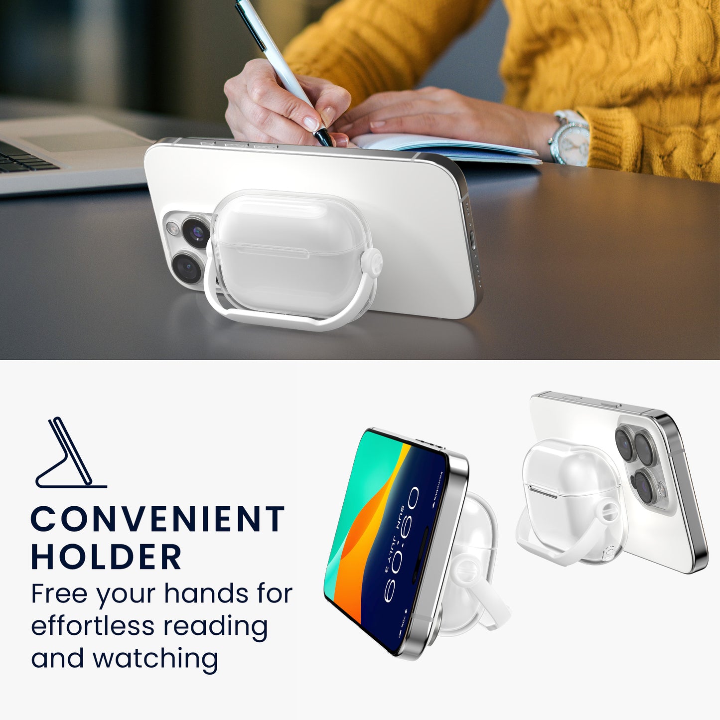 kwmobile Kopfhörer Case kompatibel mit Apple Airpods Pro 2 / Pro 1 Hülle Headphones Cover mit Sicherheitsverschluss