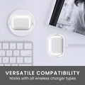 kwmobile Kopfhörer Case kompatibel mit Apple Airpods Pro 2 / Pro 1 Hülle Headphones Cover mit Sicherheitsverschluss