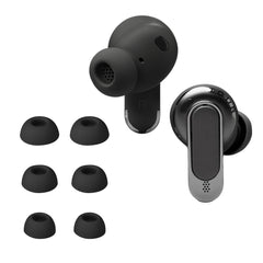 kwmobile 6x Polster kompatibel mit JBL Tour Pro 3 - 3 Größen - Silikon Ohrstöpsel In-Ear Kopfhörer Schwarz  