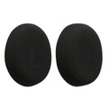 kwmobile 2x Mesh Polyester Ohr Polster für Jabra Jabra Elite 45h / Evolve2 65 / Evolve2 40 Ohrpolster - Ersatz Ohrpolster - Kopfhörer Ersatzteile - Kopfhörer Ersatzpolster für Over Ear Headphones Schwarz  