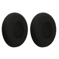 kwmobile 2x Mesh Polyester Ohr Polster für Jabra Evolve 20 / 20se / 30 / 30II / 40 / 65 Ohrpolster - Ersatz Ohrpolster - Kopfhörer Ersatzteile - Kopfhörer Ersatzpolster für Over Ear Headphones Schwarz  