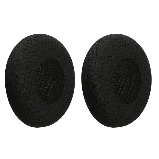 kwmobile 2x Mesh Polyester Ohr Polster für Jabra Evolve 20 / 20se / 30 / 30II / 40 / 65 Ohrpolster - Ersatz Ohrpolster - Kopfhörer Ersatzteile - Kopfhörer Ersatzpolster für Over Ear Headphones Schwarz  