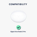 Silikon Hülle für Oppo Enco Buds 2 Pro Don't touch my Headphones Design