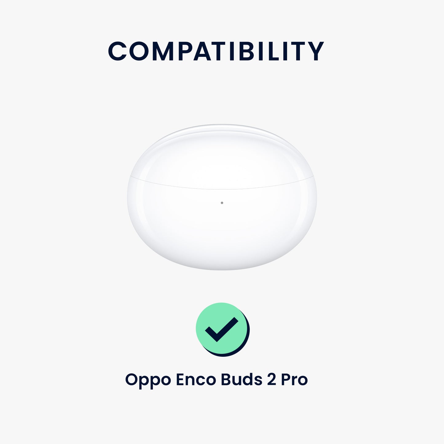 Silikon Hülle für Oppo Enco Buds 2 Pro Don't touch my Headphones Design