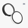 kwmobile Glas Hülle für Huawei Watch GT6 41mm Schutzhülle Fullbody Fitnesstracker Case Set