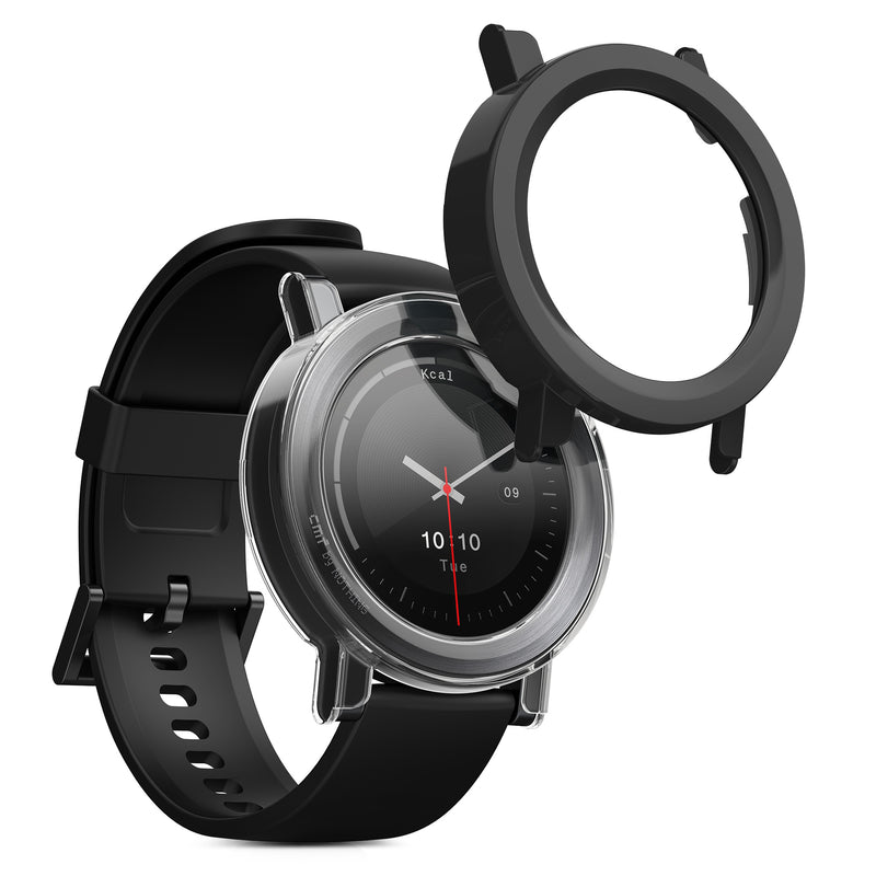 kwmobile Glas Hülle für CMF Watch 3 Pro Schutzhülle Fullbody Fitnesstracker Case Set