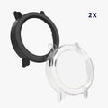 kwmobile Glas Hülle für CMF Watch 3 Pro Schutzhülle Fullbody Fitnesstracker Case Set