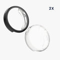 kwmobile Schutzhülle für Huawei Watch GT6 41mm Fullbody Display Cover Set