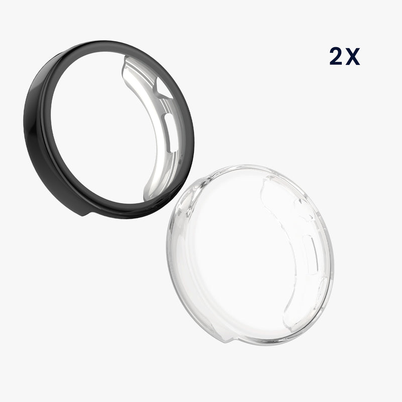 kwmobile Schutzhülle für Huawei Watch GT6 41mm Fullbody Display Cover Set