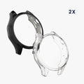 kwmobile Silikon Hülle für Huawei Watch GT6 46mm Schutzhülle Fullbody Display Cover Set