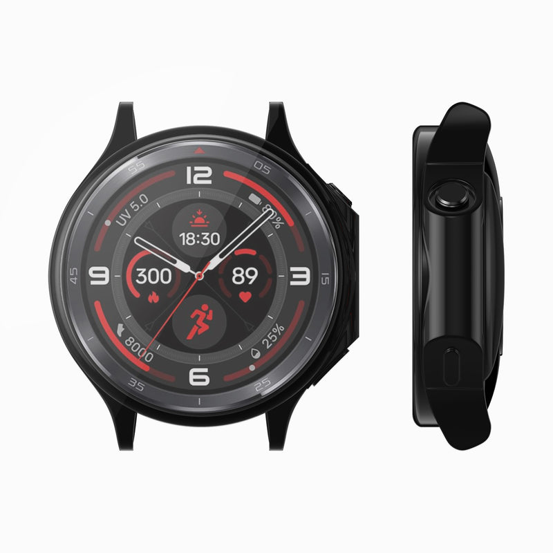 kwmobile Schutzhülle für OnePlus Watch 3 / Oppo Watch X2 Fullbody Display Cover Set