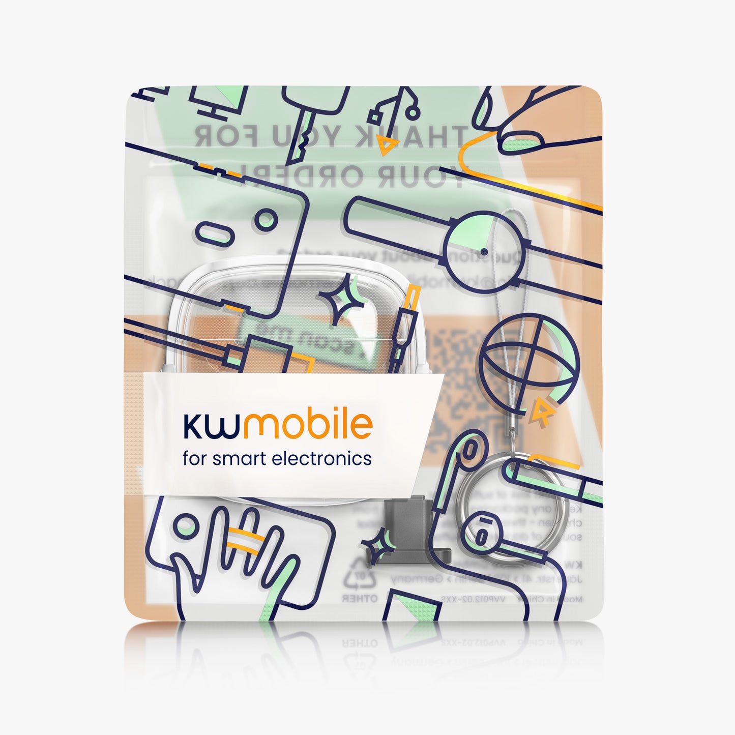 kwmobile Kopfhörer Case kompatibel mit Huawei FreeBuds SE2 / SE3 Hülle Headphones Cover mit Sicherheitsverschluss