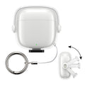 kwmobile transparentes Kopfhörer Case kompatibel mit Huawei FreeBuds SE2 / SE3 Hülle - Headphones TPU Cover mit Sicherheitsverschluss - Transparent Transparent  