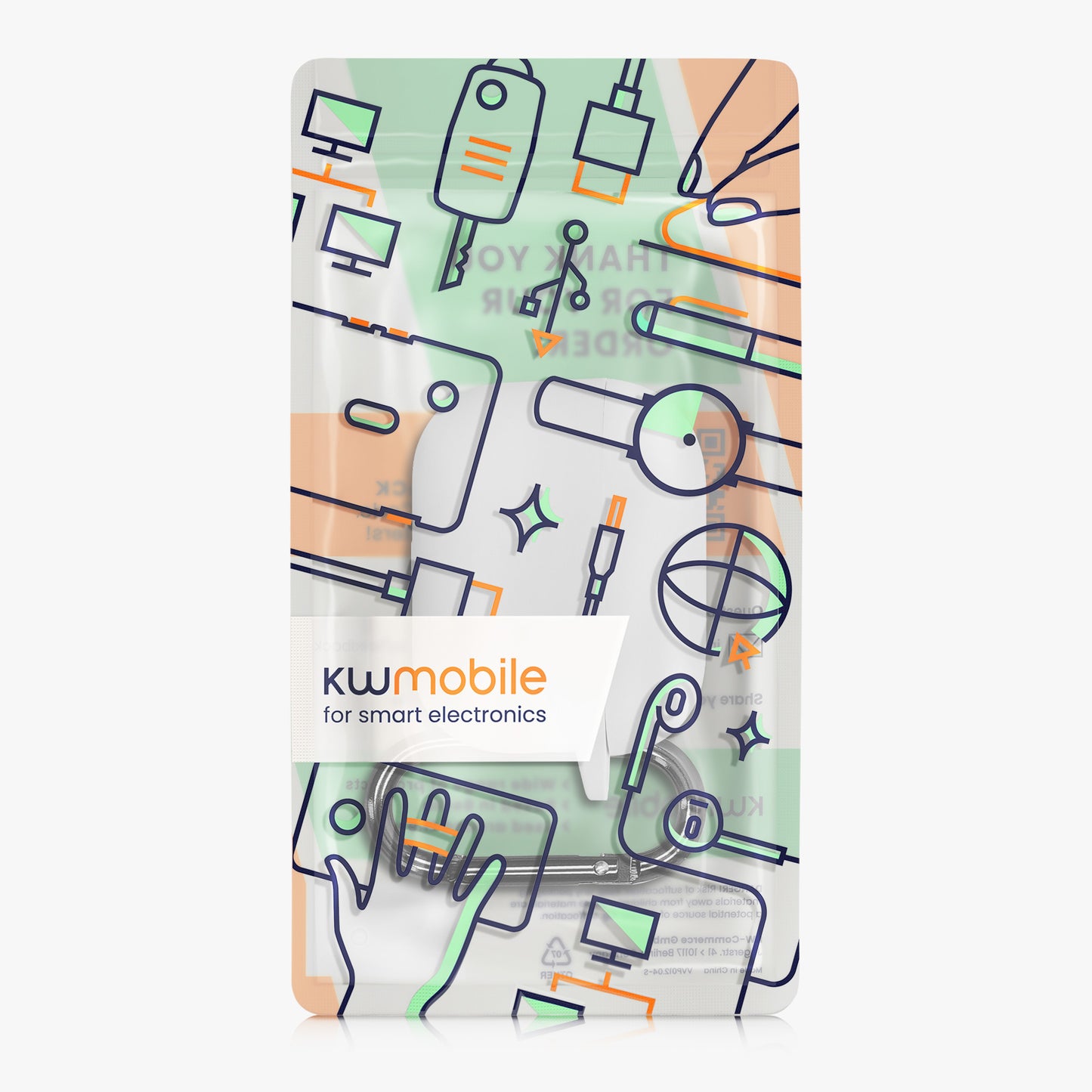 kwmobile Hülle kompatibel mit Apple Airpods Pro 3 Kopfhörer Case Schutzhülle