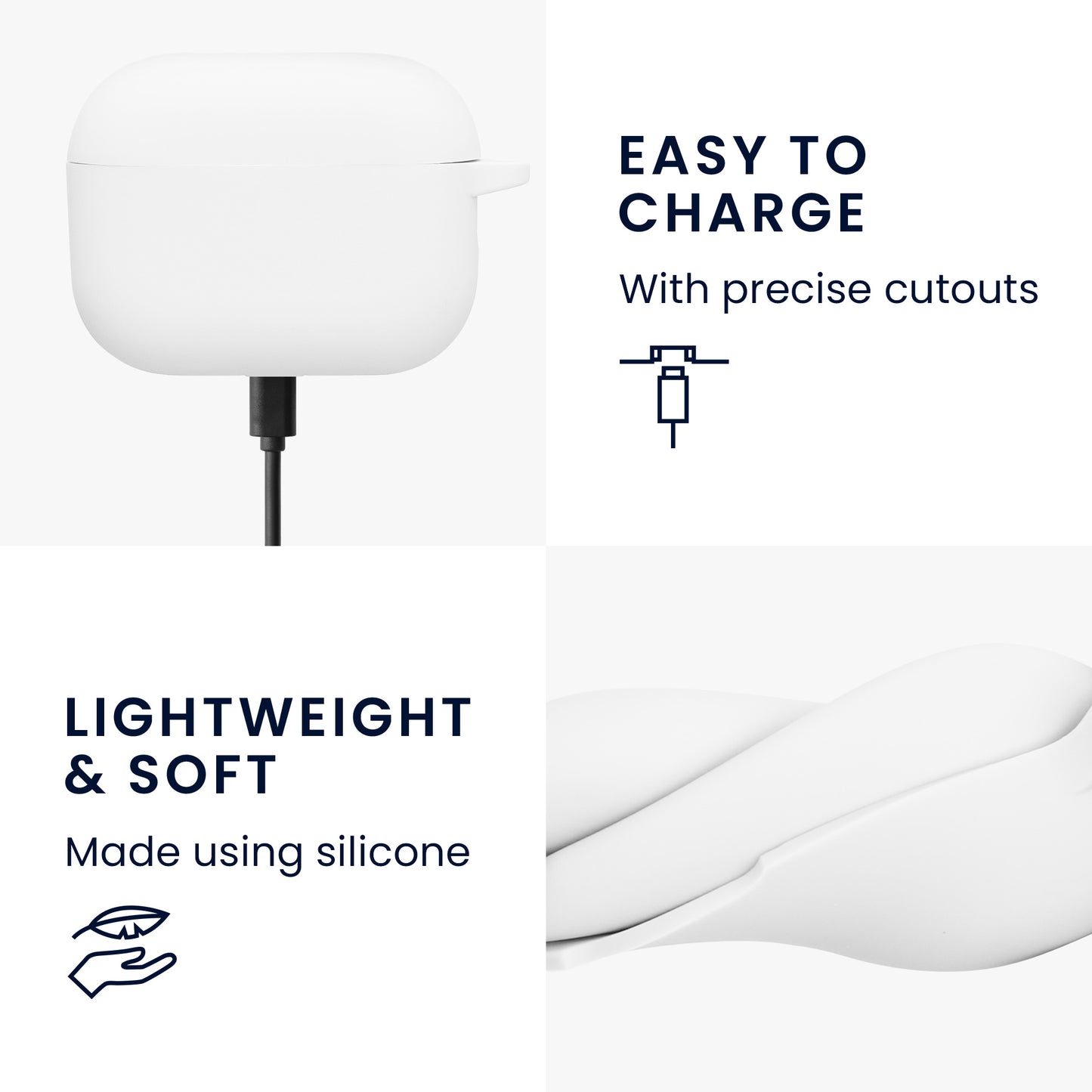 kwmobile Hülle kompatibel mit Apple Airpods Pro 3 Kopfhörer Case Schutzhülle