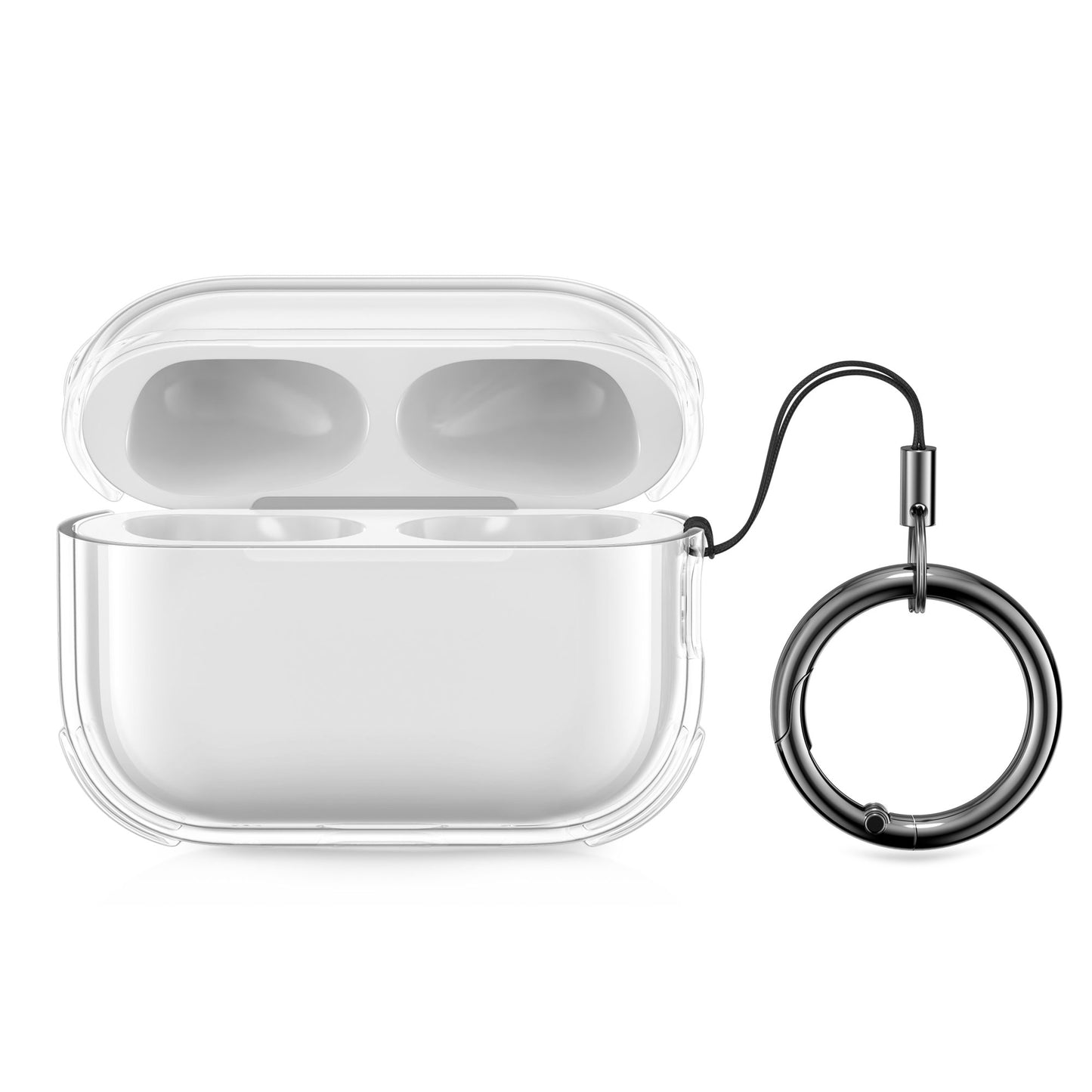 kwmobile Hülle für Apple Airpods Pro 3 Case - TPU Silikon Schutzhülle - Kopfhörer Cover - Transparent Transparent  [dsg01]