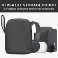 kwmobile Kopfhörer Tasche für Over Ear Headphones kompatibel mit Sony WH-CH520 / WH-CH510 / MDR-ZX110 Case - Kopfhörer Hülle mit Reißverschluss
